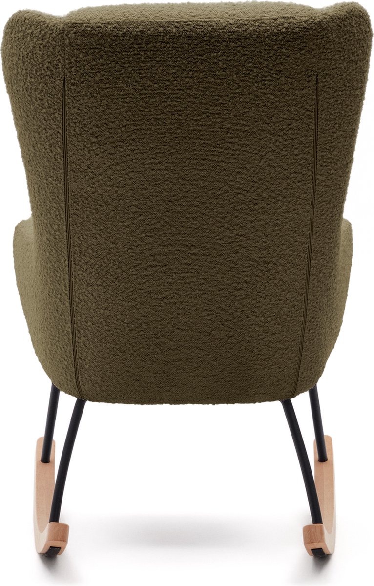 Kave Home Maustin Schommelstoel Donkergroen