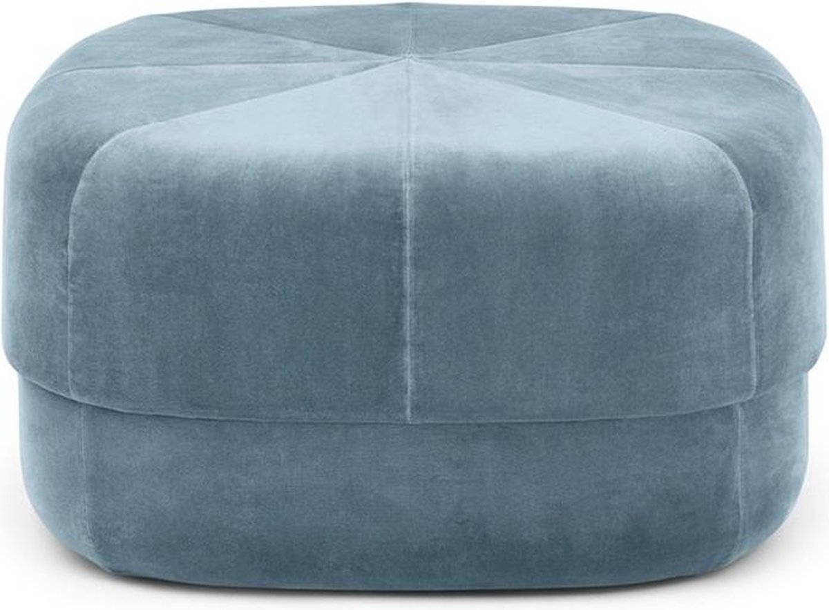 Normann Copenhagen Circus Velour Poef Large Light Blue