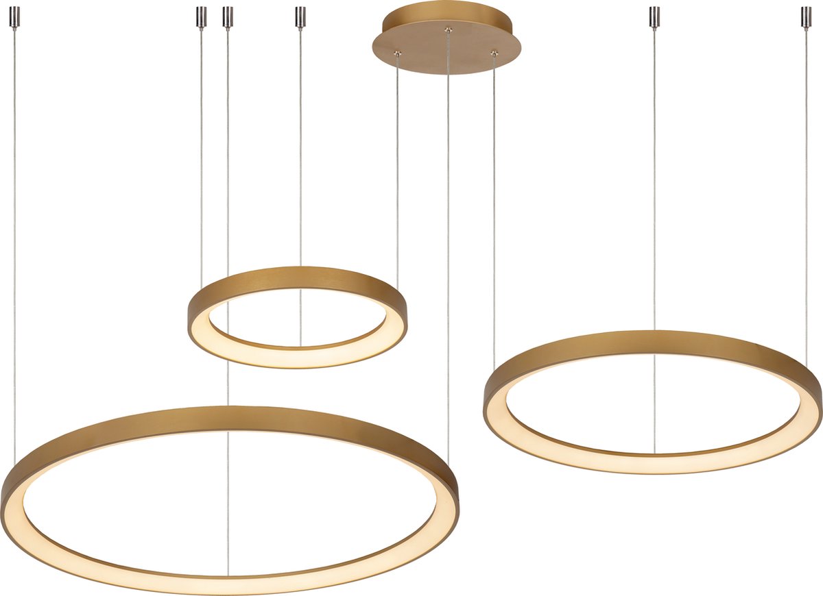 Lucide Vidal 3 HanglampØ78 LED Mat Goud