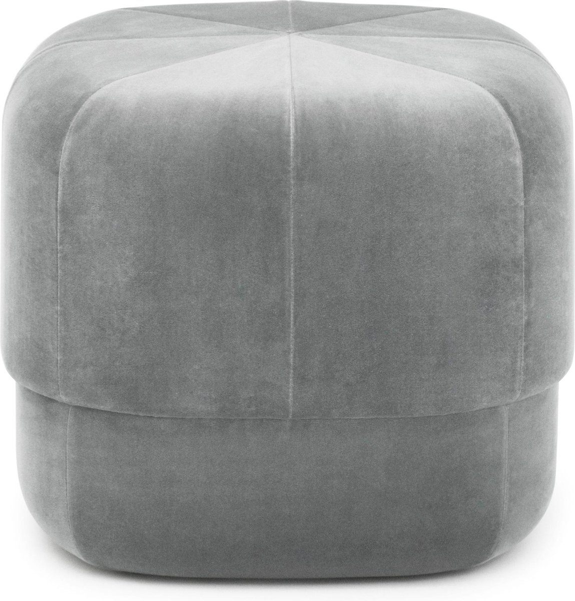 Normann Copenhagen Circus Velour Poef Small Grey