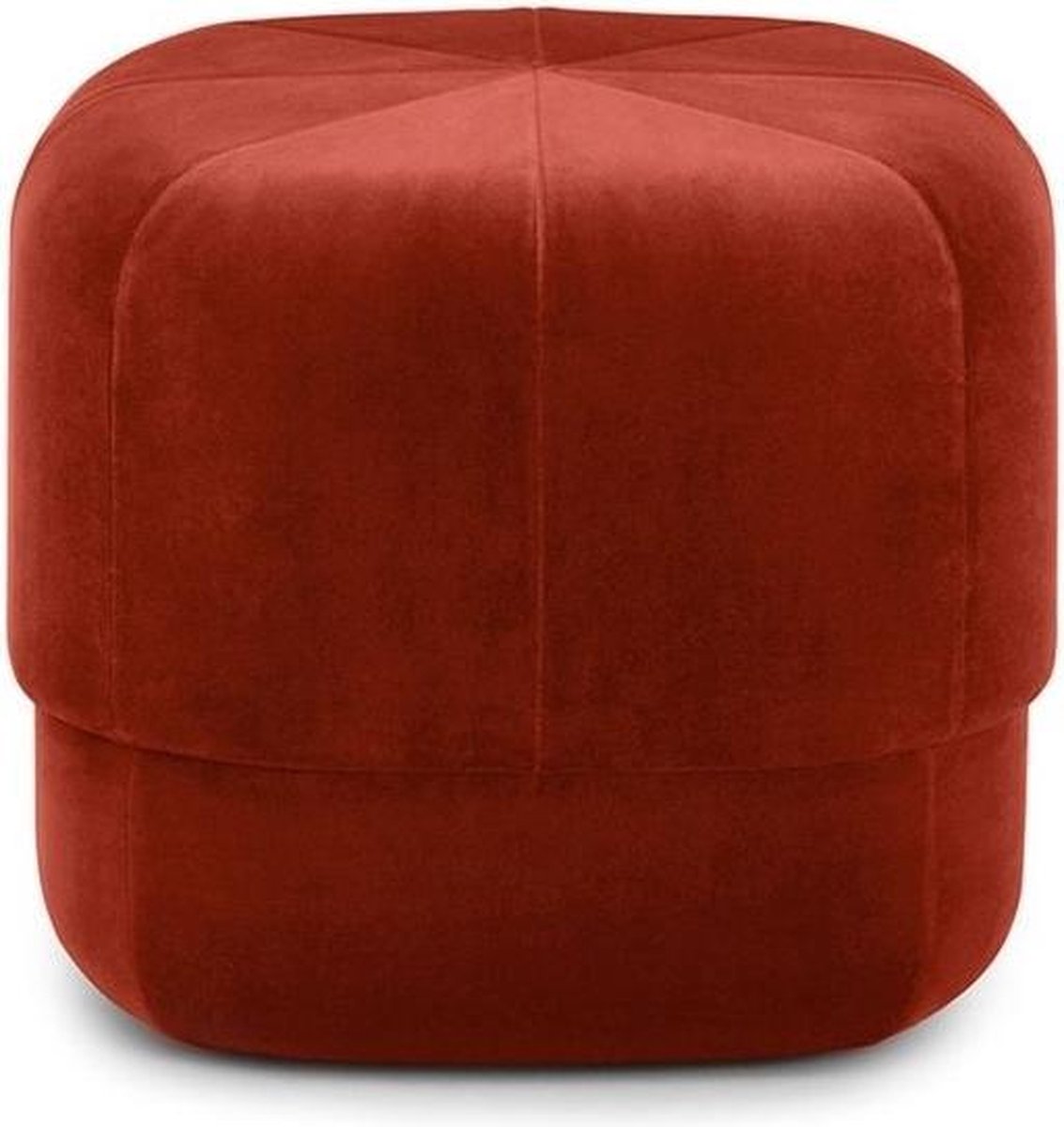 Normann Copenhagen Circus Velour Poef Small Rust