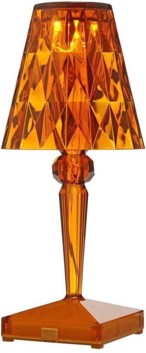 Kartell Battery Tafellamp LED Oplaadbaar Amber