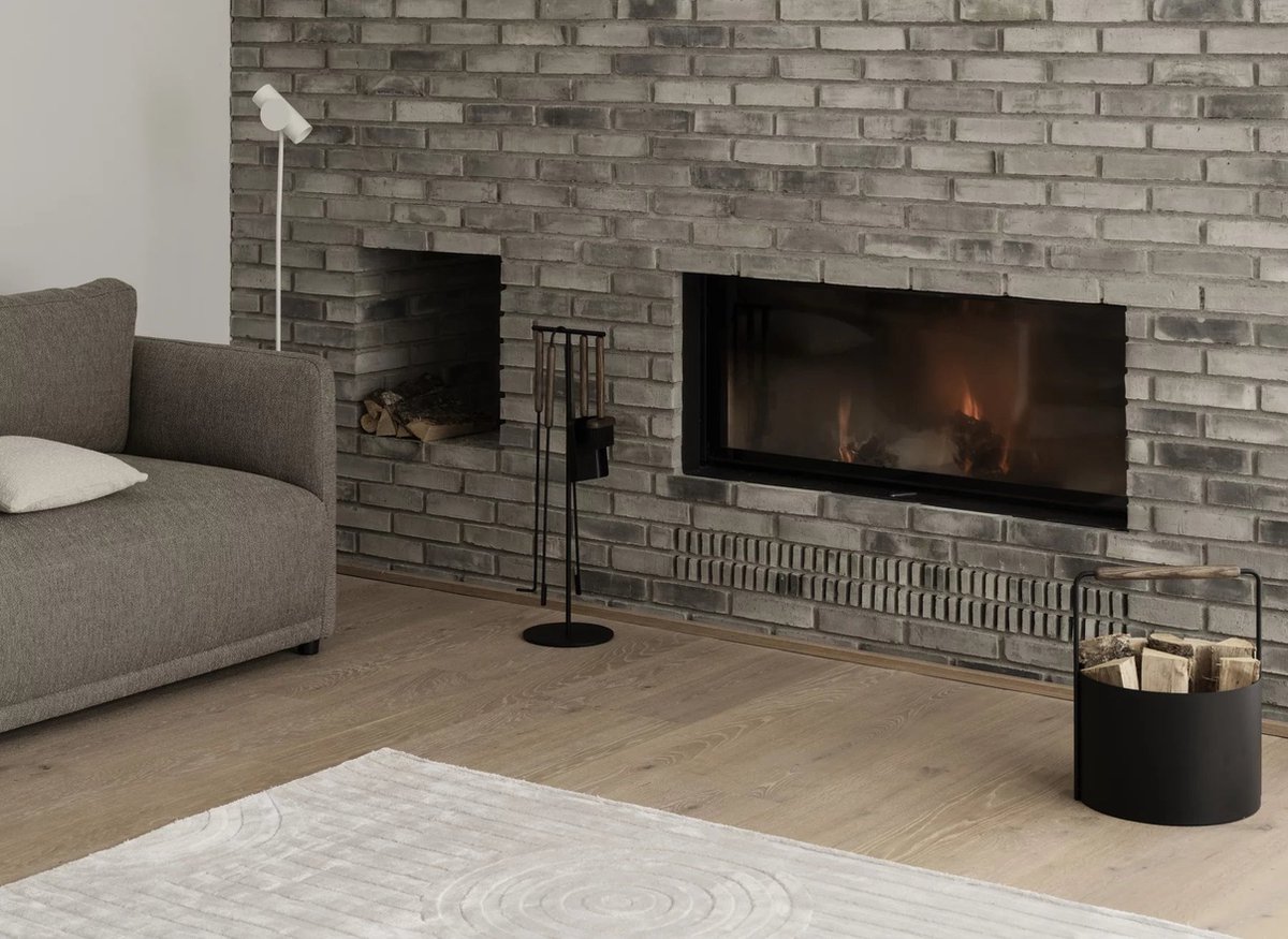 Blomus Ashi Openhaardset Van 3 Bruin