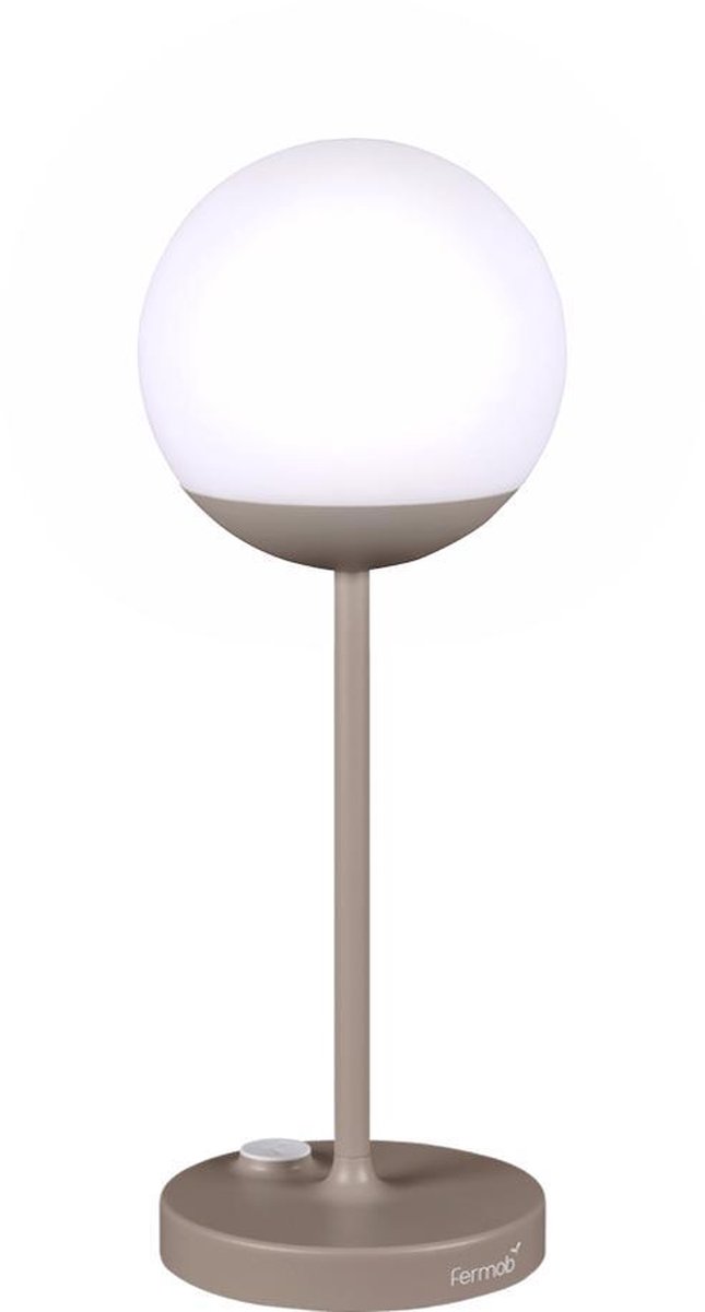 Fermob MOOON! Tafellamp H41 LED Oplaadbaar Nutmeg