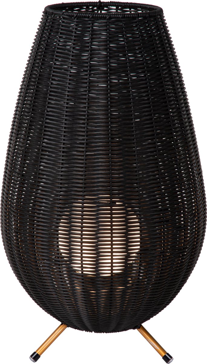 Lucide Colin Tafellamp LED Oplaadbaar Buiten IP44 Large Zwart