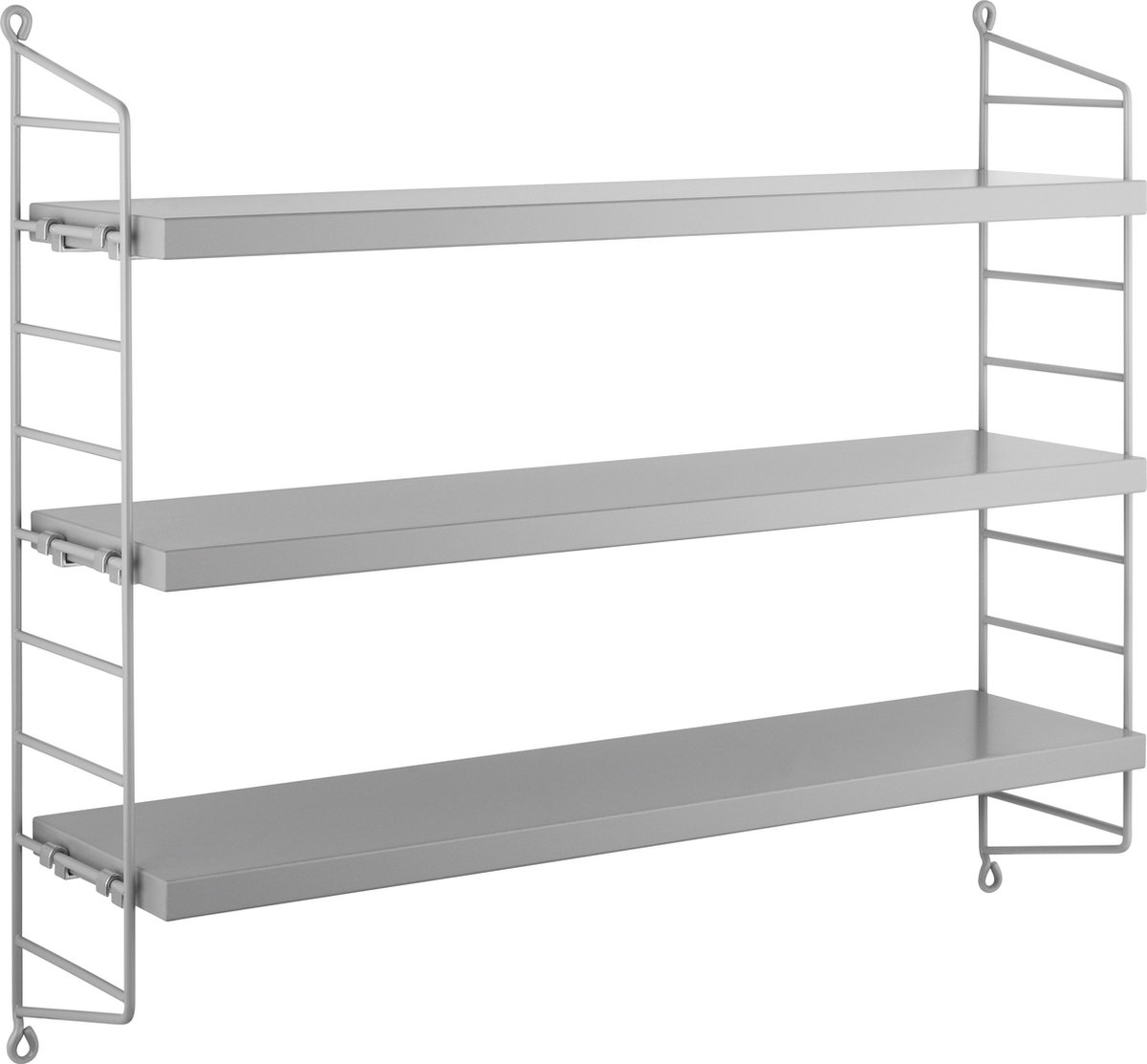String Furniture Pocket Wandkast Grijs/grijs