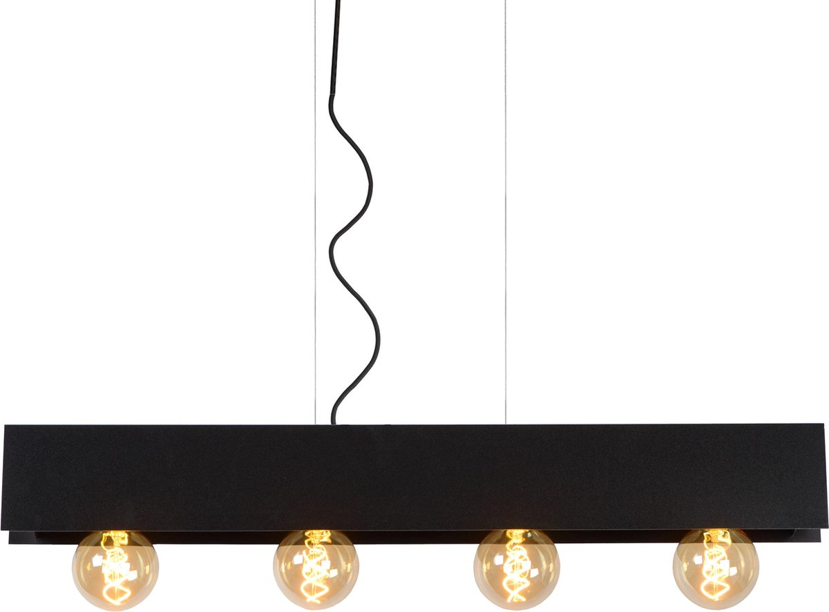 Lucide Surtus 4 Hanglamp Zwart