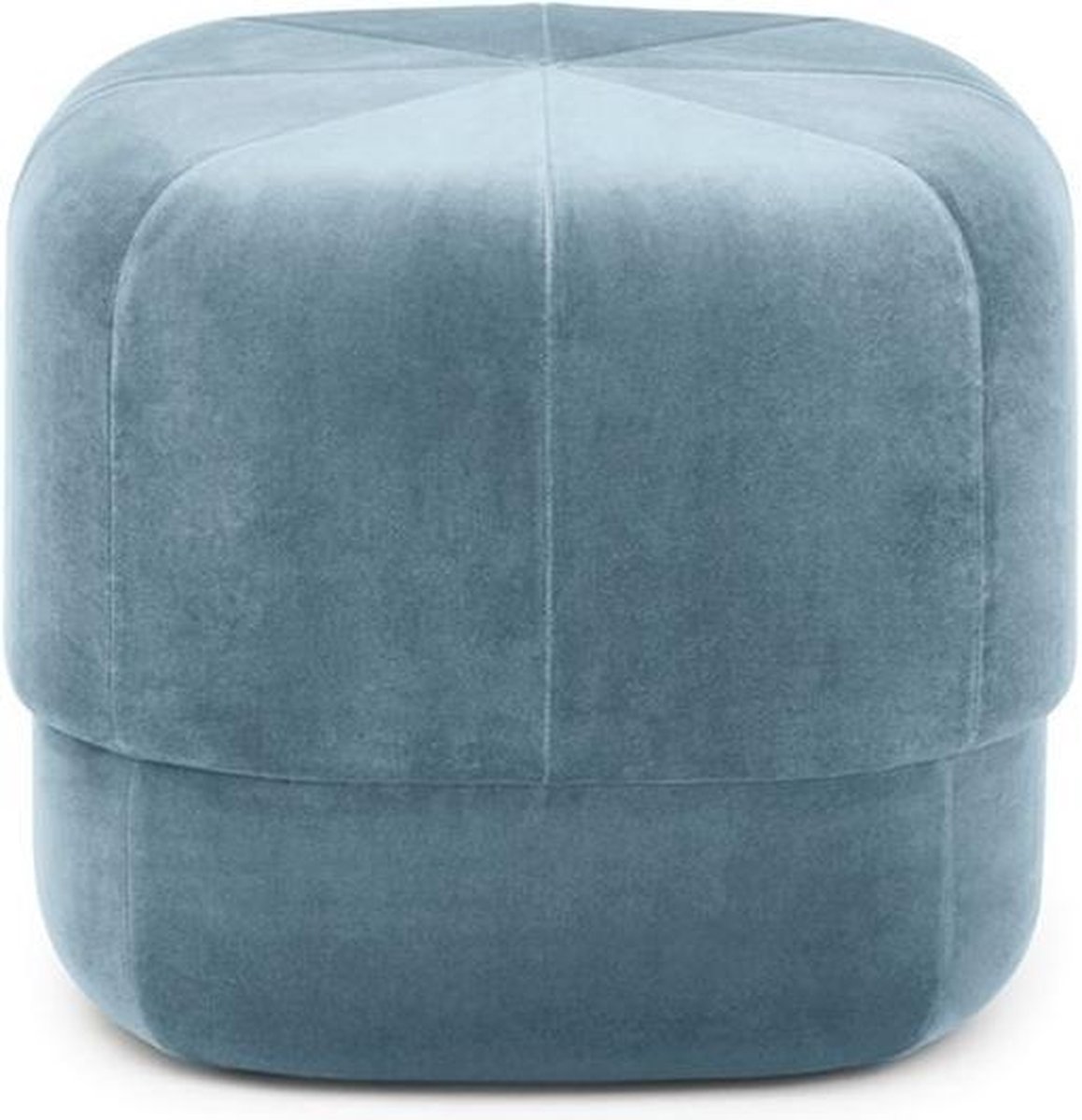 Normann Copenhagen Circus Velour Poef Small Light Blue