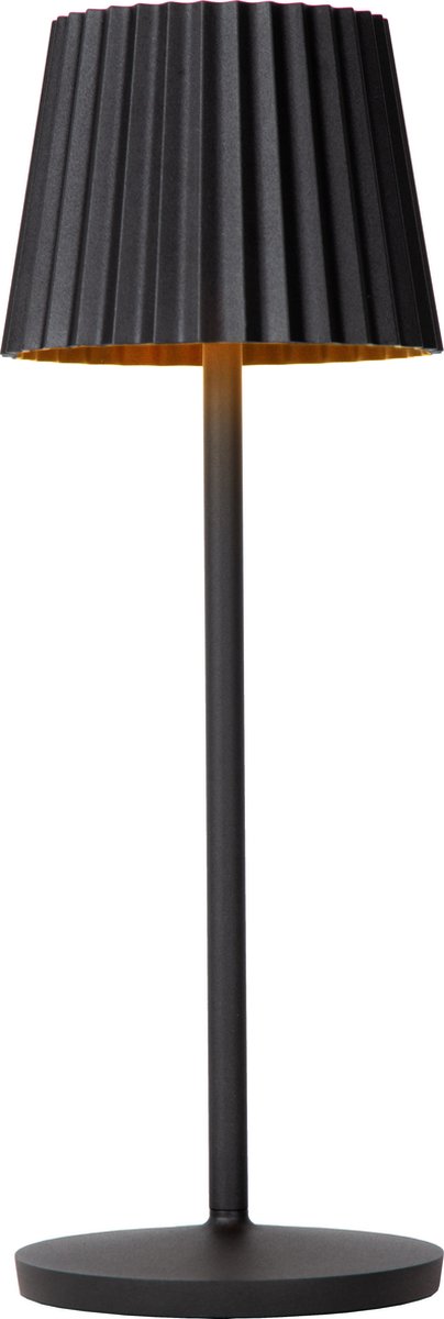 Lucide Justine Tafellamp LED Oplaadbaar Buiten IP54 Zwart