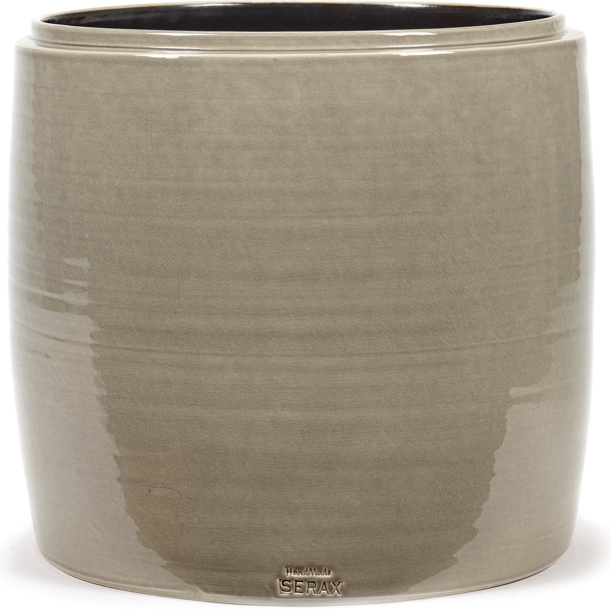 Serax Glazed Shades By Serax Bloempot Large Grijs