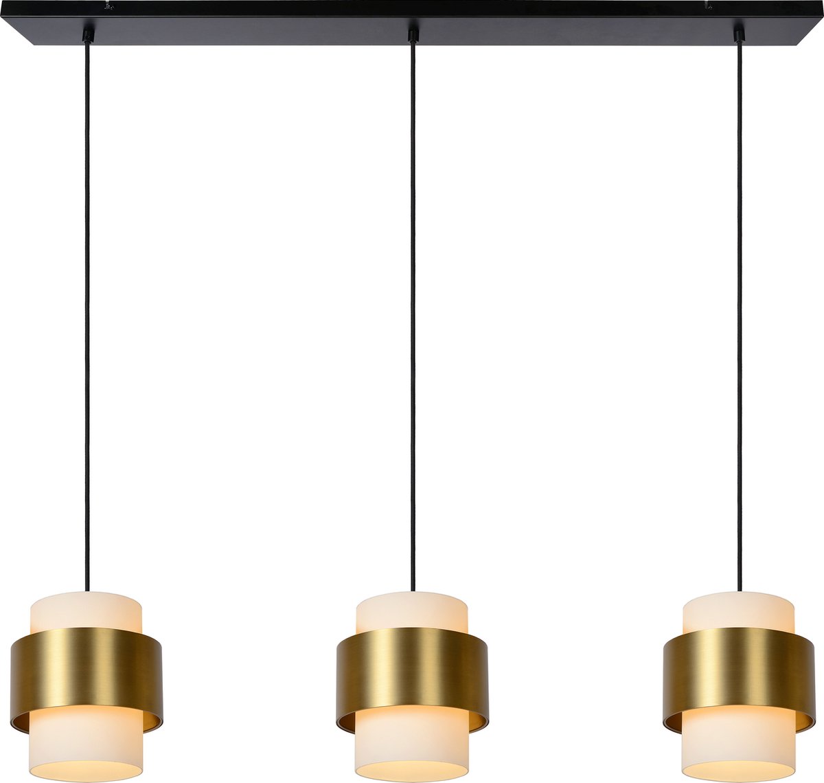 Lucide Firmin 3 Cluster Hanglamp Messing