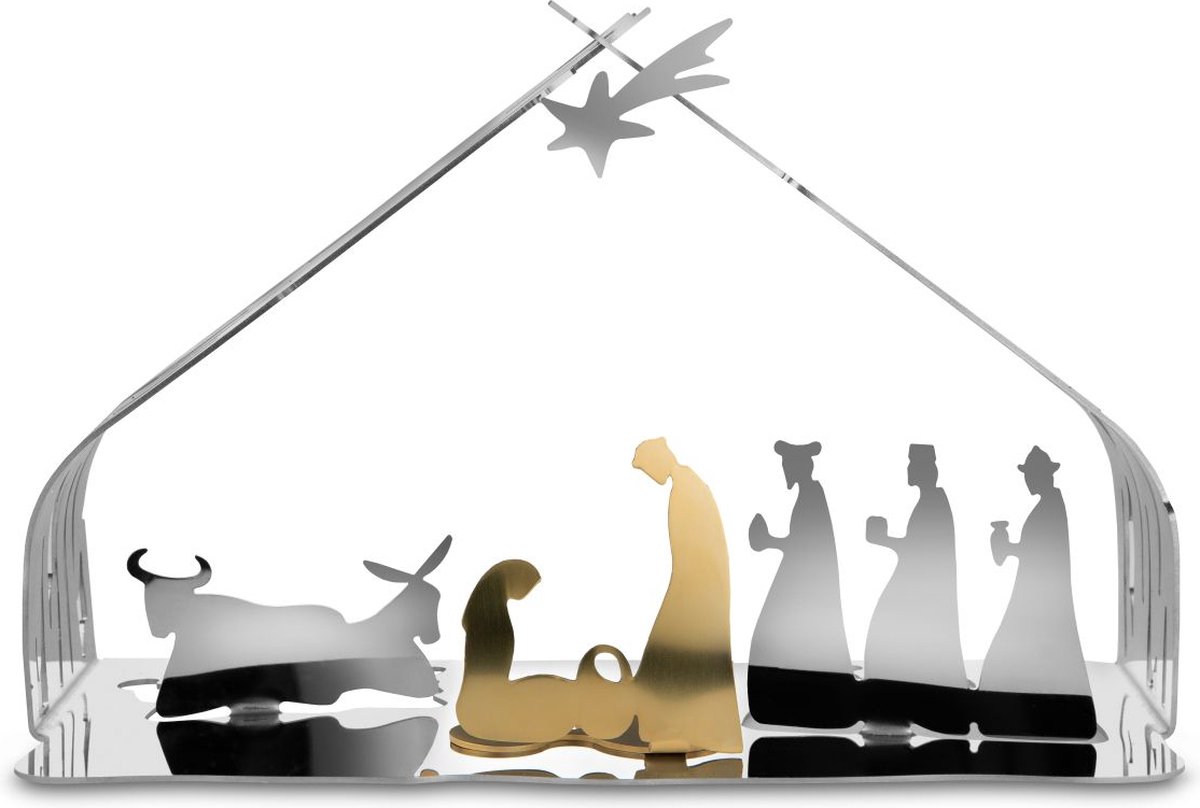 Alessi Bark Crib Roodtstal Staal