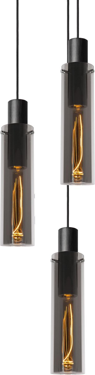 Lucide Orlando 3 Cluster HanglampØ32  FumÃ©