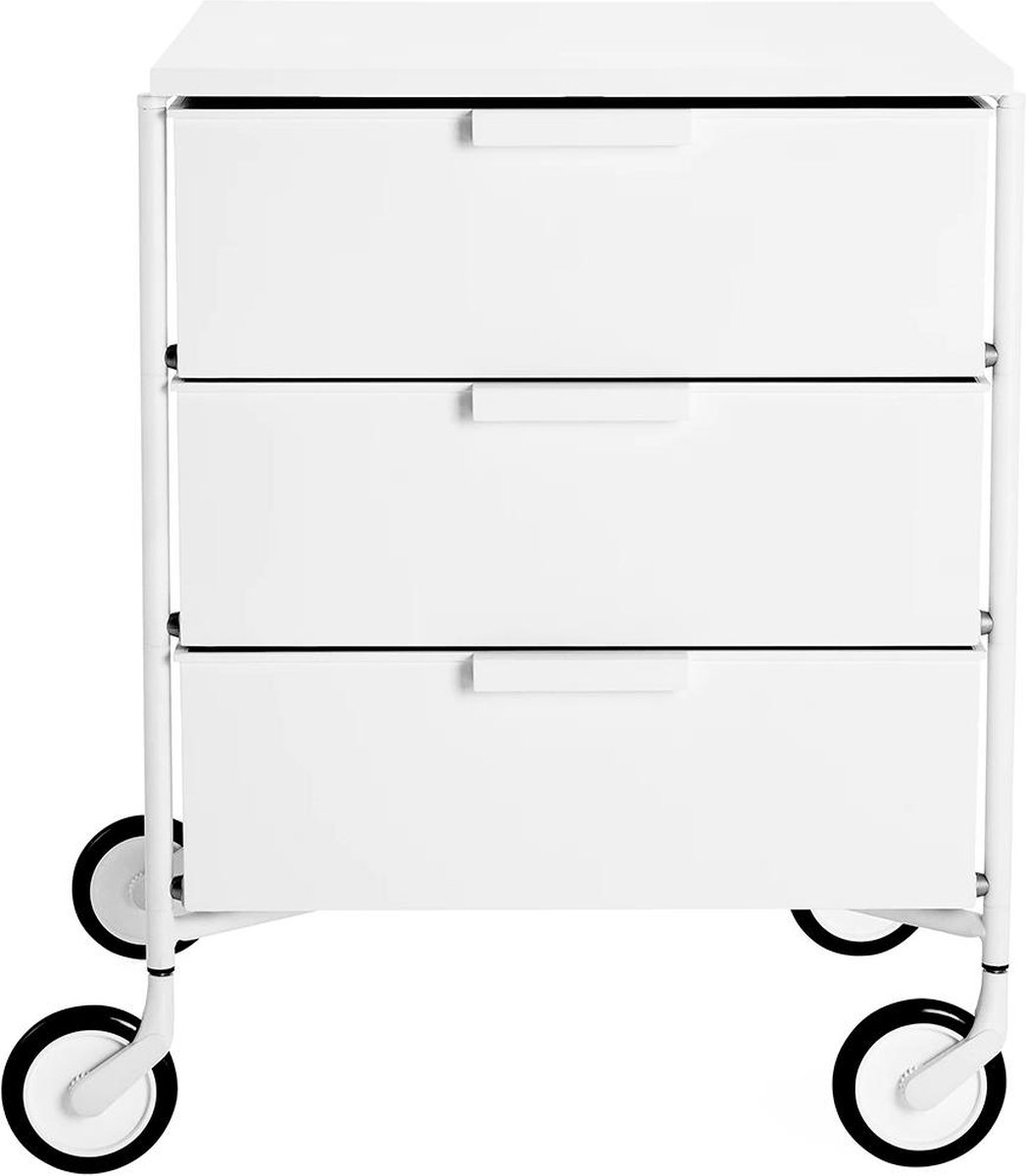 Kartell Mobil 3 Trolley Mat Wit