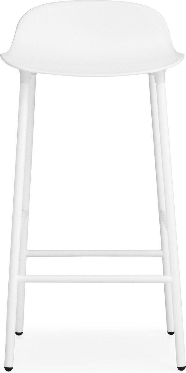Normann Copenhagen Form Barstool Barkruk 65 Cm Met Stalen Onderstel Wit