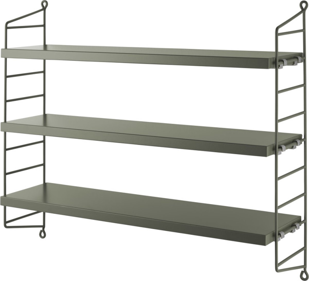 String Furniture Pocket Wandkast Sage