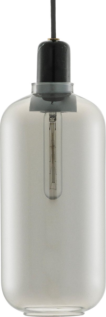 Normann Copenhagen Amp Lamp Hanglamp LargeØ11.2 Smoke/zwart
