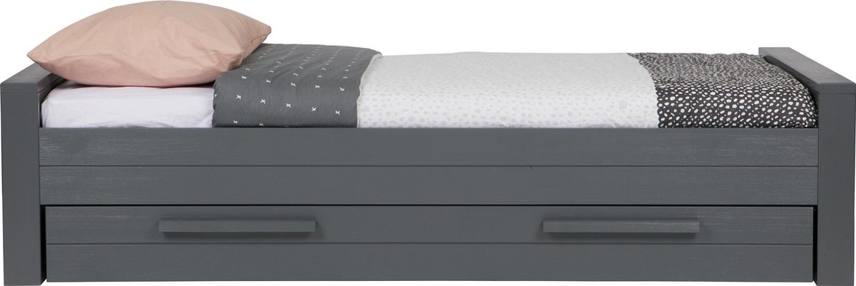 WOOOD Exclusive Dennis Bed 90x200 Steel Grey