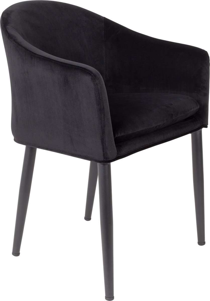 Livingstone Design Bosher Eetkamerstoel Zwart