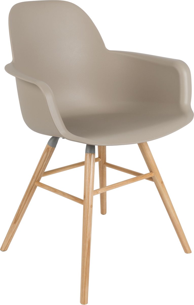 Zuiver Albert Kuip Stoel Met Armleuning Taupe