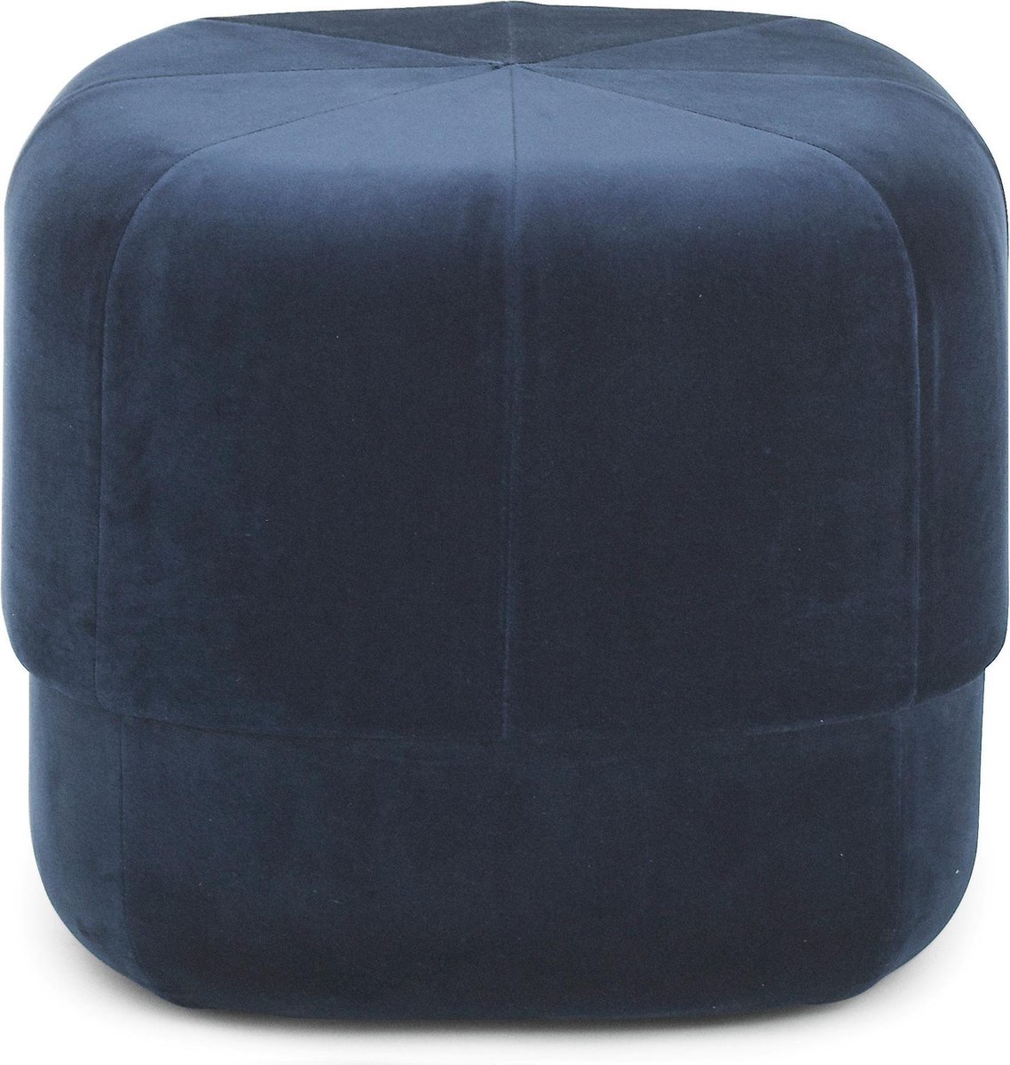Normann Copenhagen Circus Velour Poef Small Dark Blue