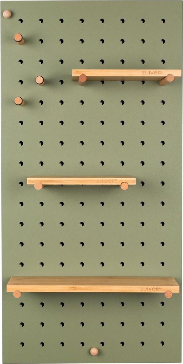 Zuiver Pegboard Bundy Wanddecoratie Groen