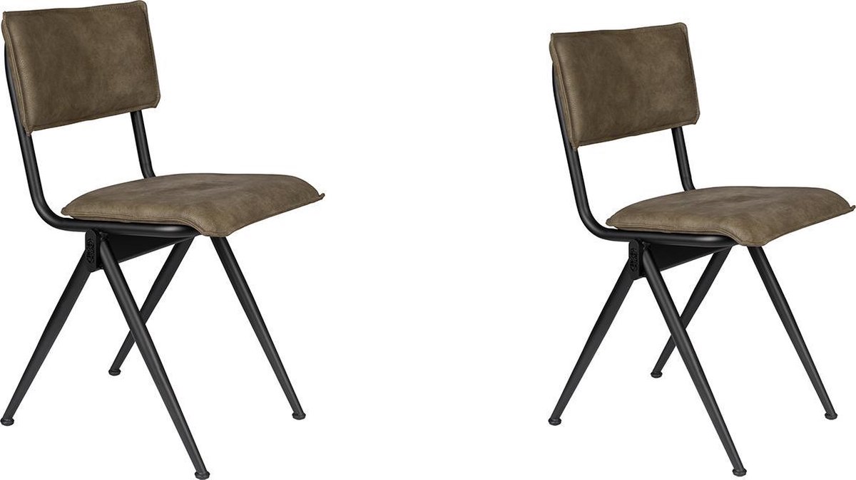 Dutchbone Willow Eetkamerstoel Army