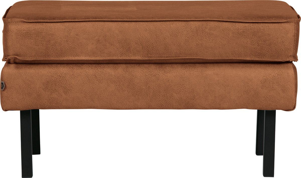 BePureHome Rodeo Hocker Cognac