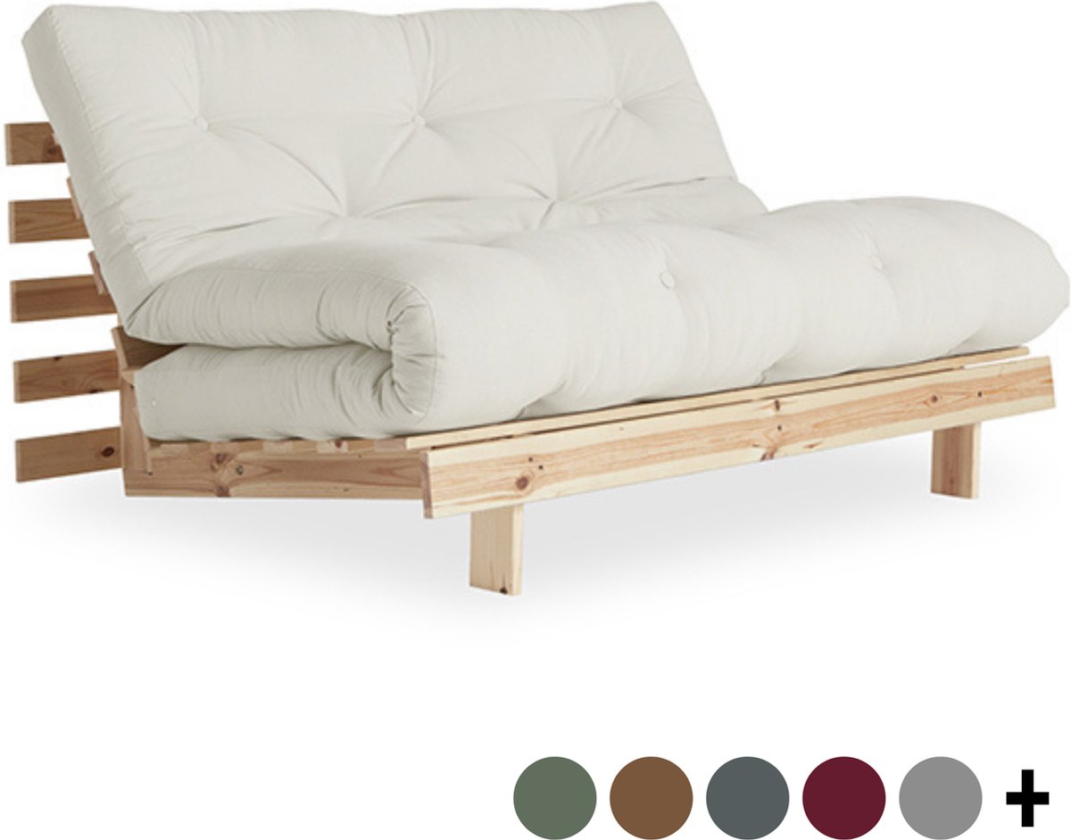 Karup Design Roots Slaapbank 140 Naturel Bordeaux
