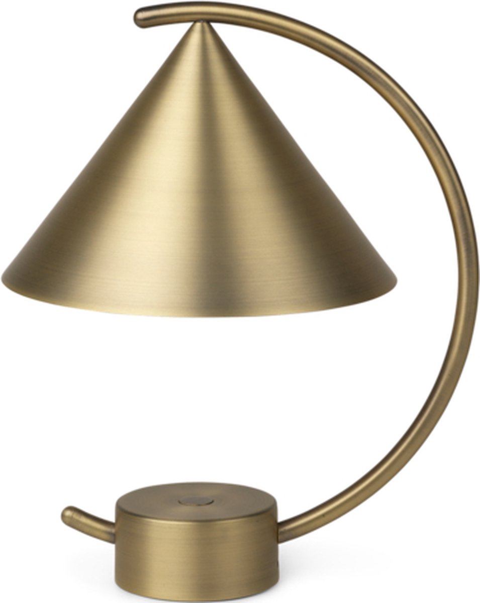 Ferm Living Meridian Tafellamp LED Oplaadbaar Messing