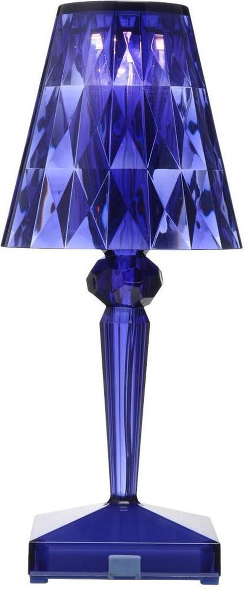 Kartell Battery Tafellamp LED Oplaadbaar Blauw
