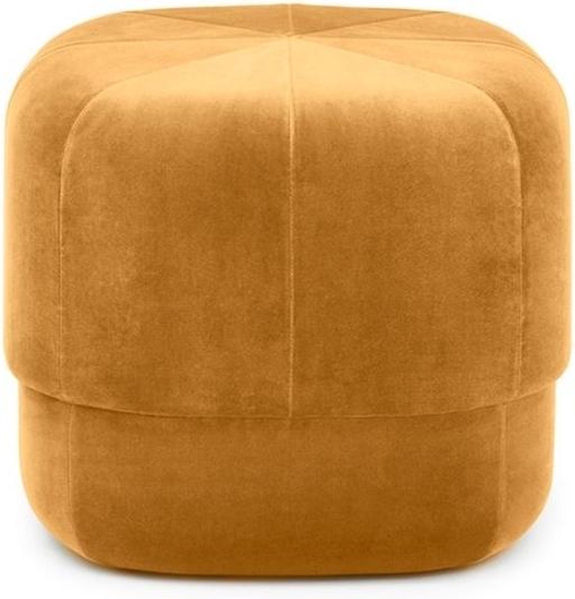 Normann Copenhagen Circus Velour Poef Small Yellow