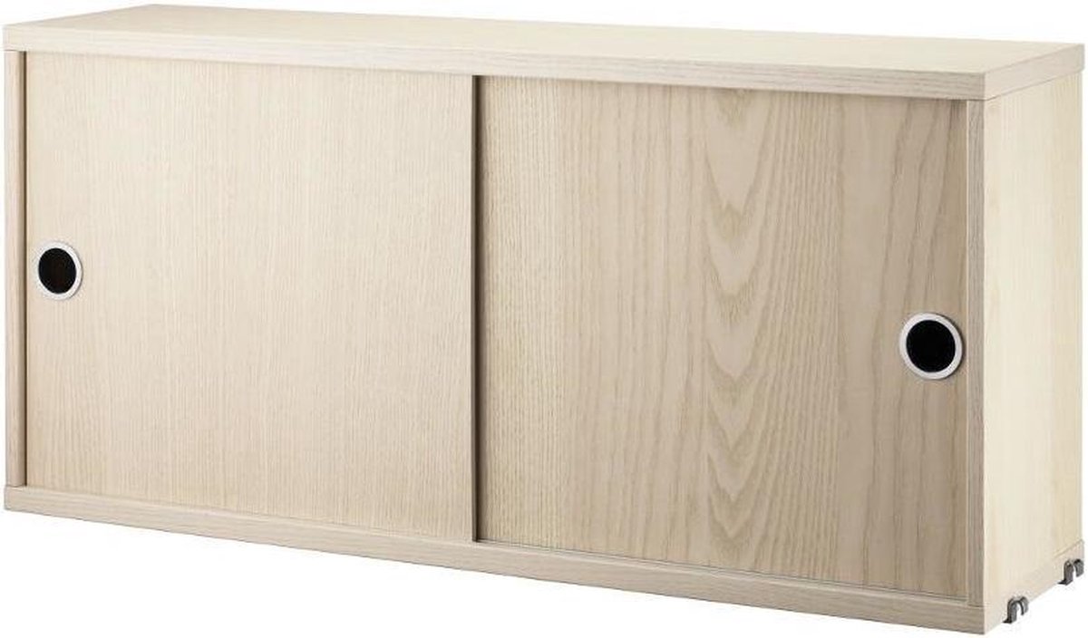 String Furniture Cabinet With Sliding Doors 78 X 20 X 37 Cm Essen