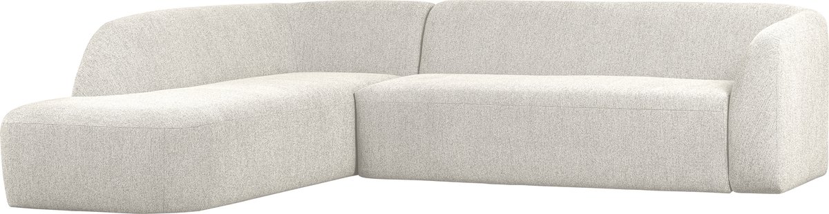 BePureHome Sloping Hoekbank Links Pearl Melange