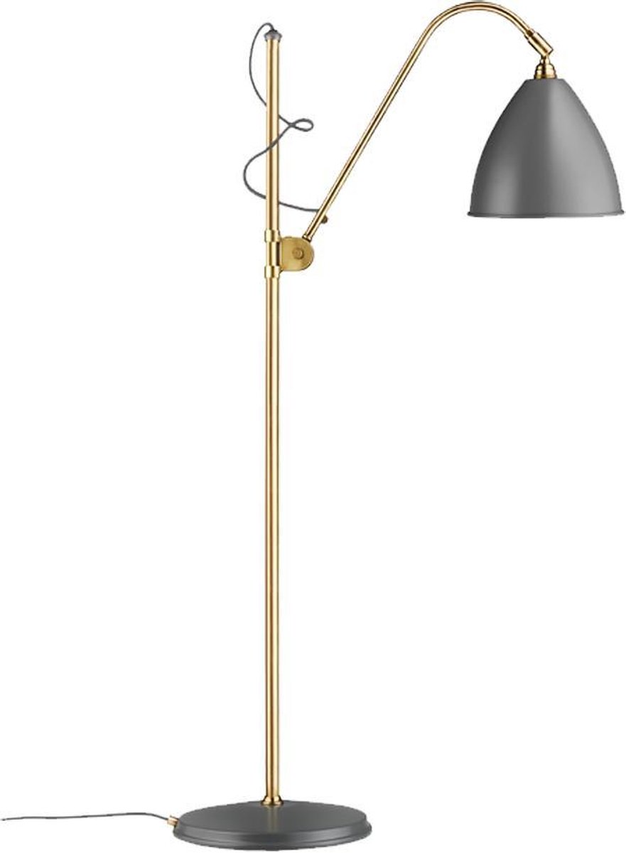 Gubi Bestlite BL3 Vloerlamp Medium Messing/grijs