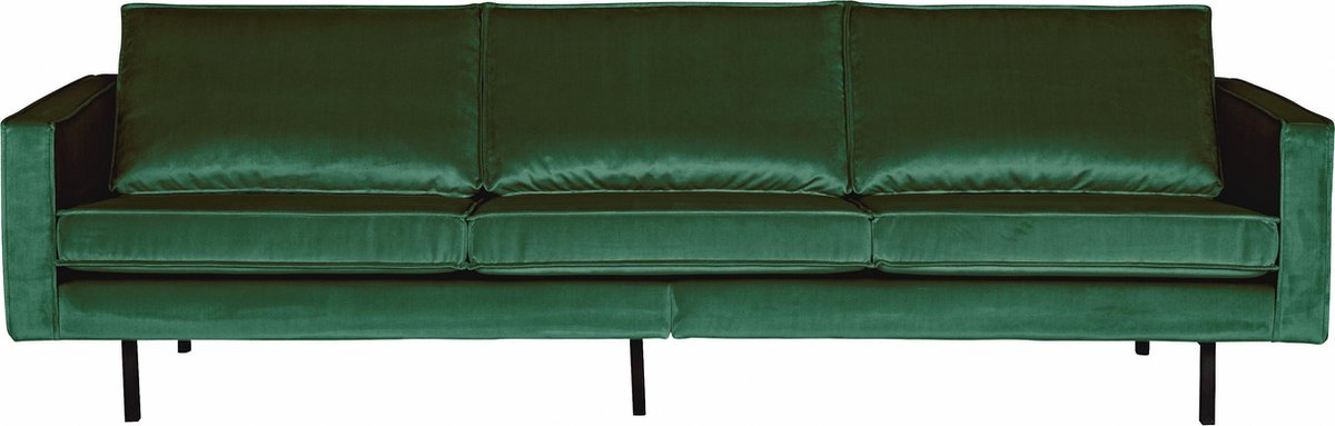 BePureHome Rodeo Velvet Bank 3-zits Groen