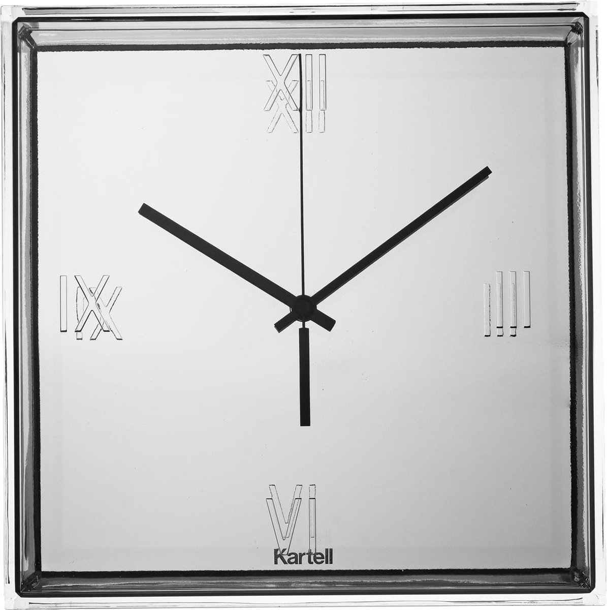 Kartell Tic&Tac Klok Chroom