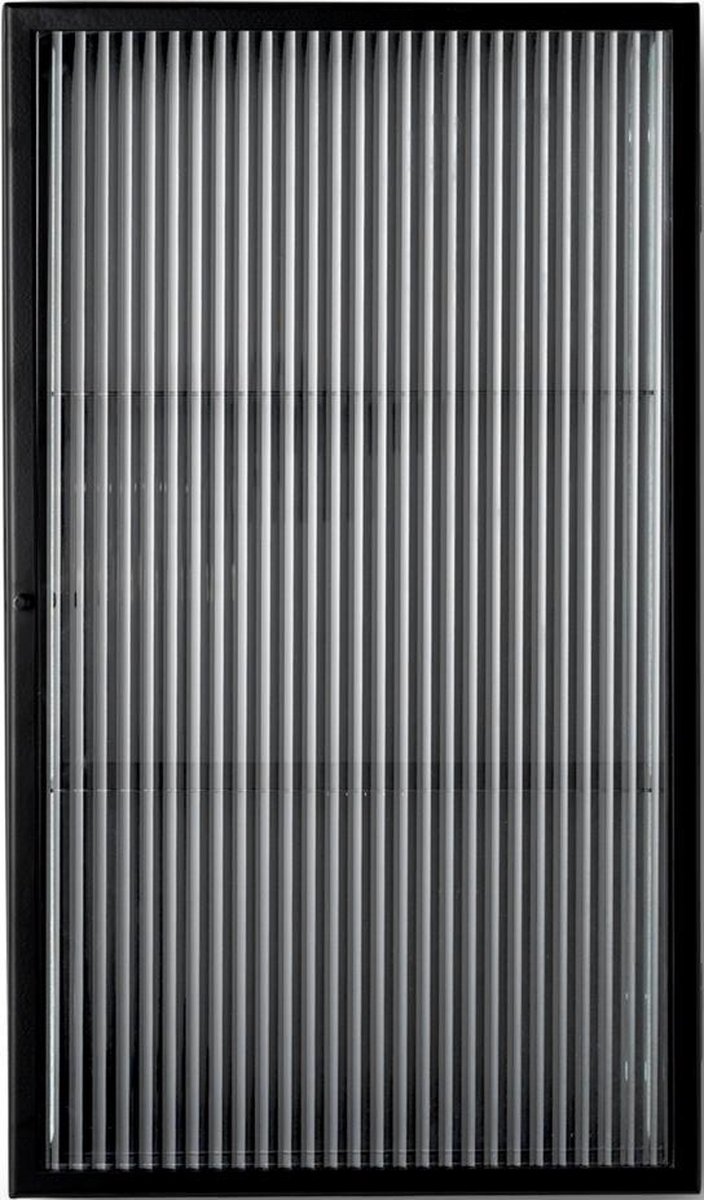 Ferm Living Haze Wandkast Reeded Glas Black