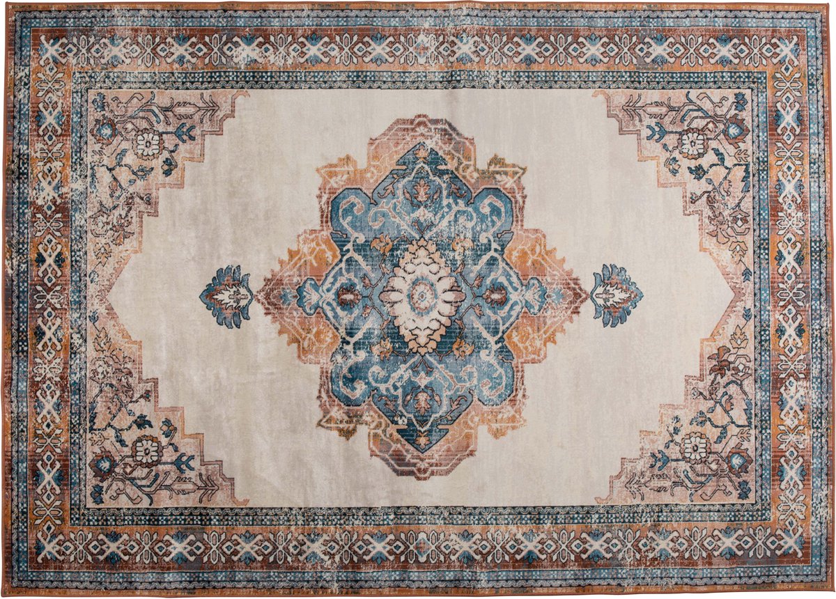 Dutchbone Mahal Vloerkleed 200x300 Blauw