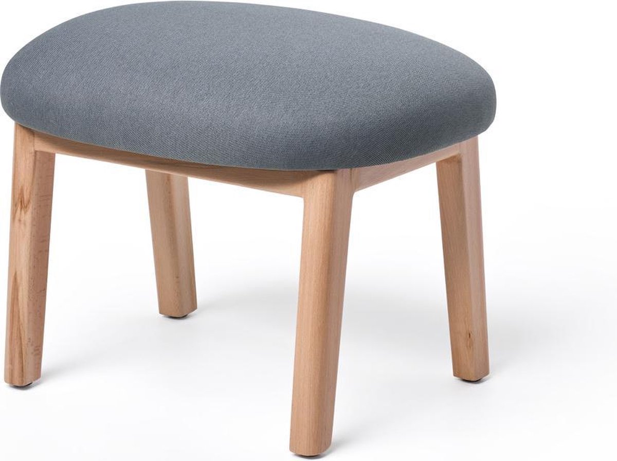 Puik Dost Voetenbank Beuken Onderstel Donkergrijs