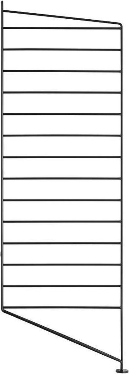 String Furniture Floor Side Panel 2-pack 115 X 30 Cm Zwart