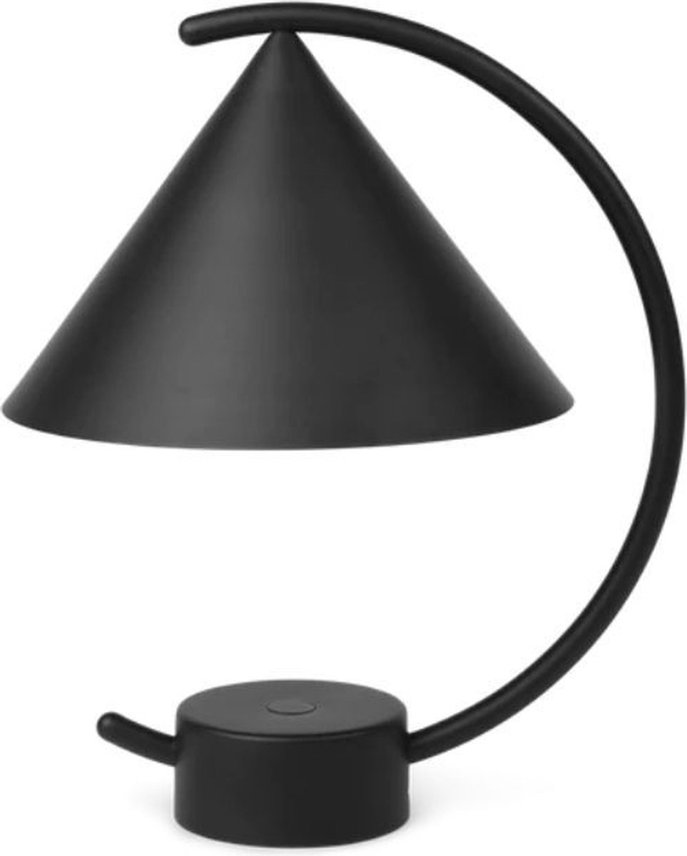 Ferm Living Meridian Tafellamp LED Oplaadbaar Zwart