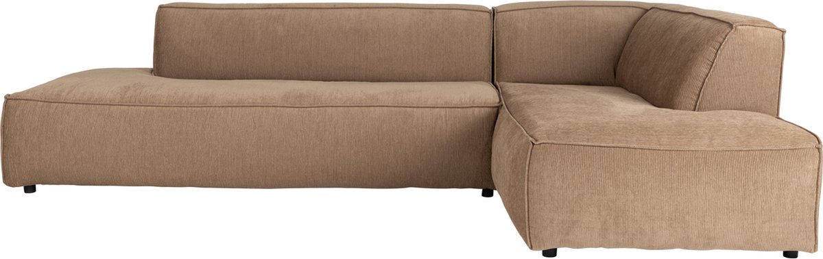 Zuiver Fat Freddy Bank Met Chaise Longue Rechts Caramel