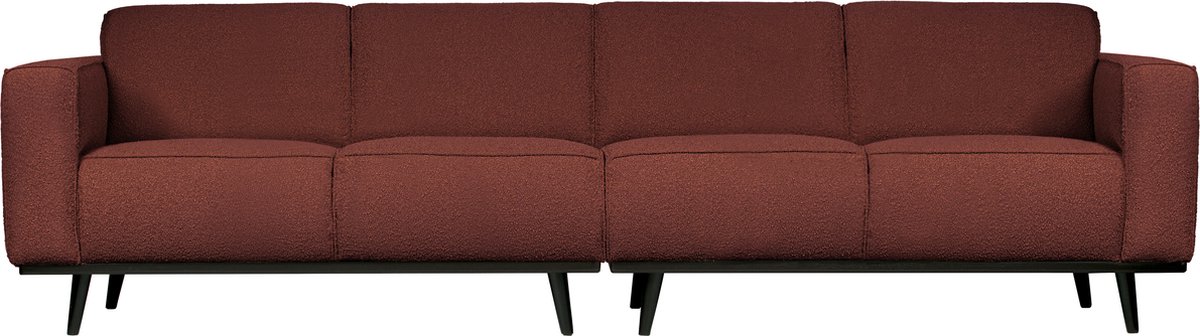 BePureHome Statement Bank 4-zits 280cm Boucle Chestnut