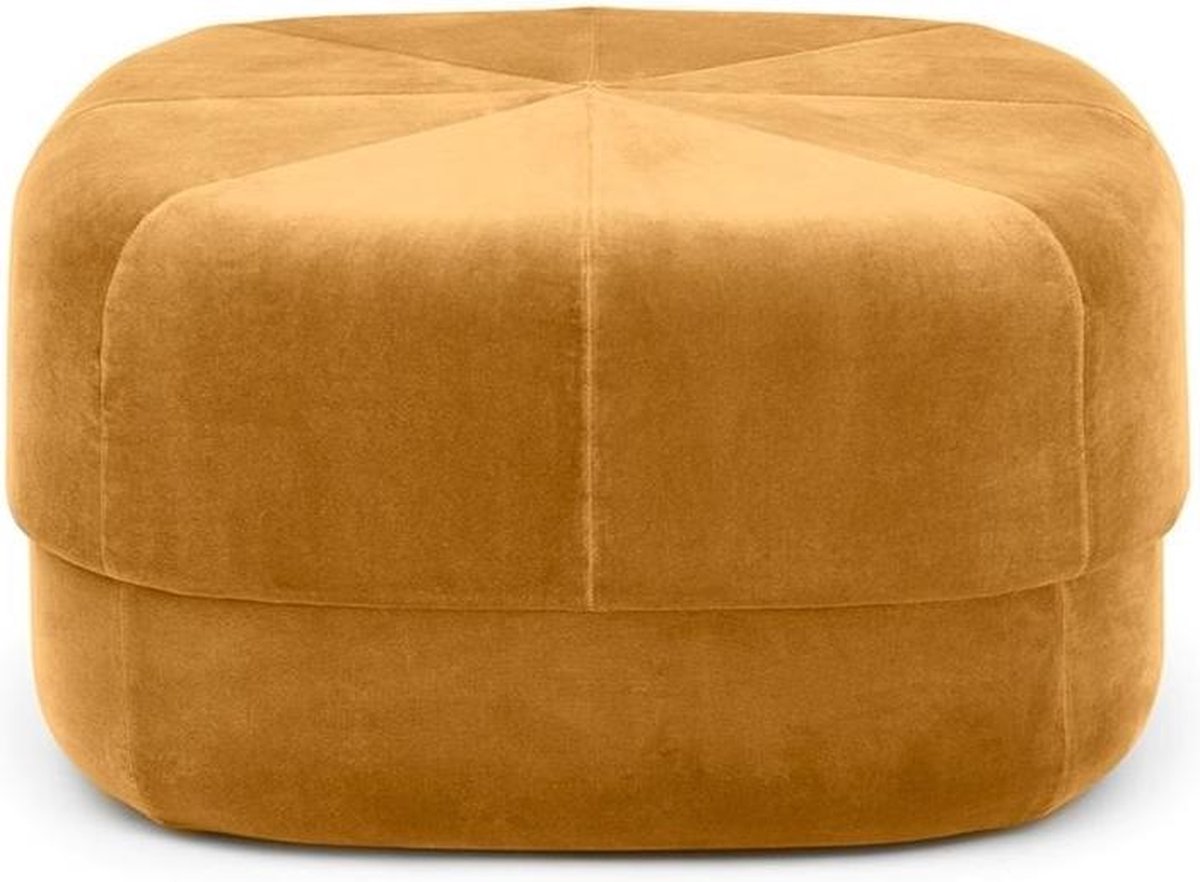 Normann Copenhagen Circus Velour Poef Large Yellow