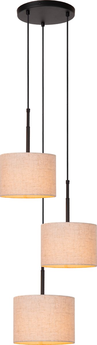 Lucide Maya Cluster 3 Hanglamp Rond Beige