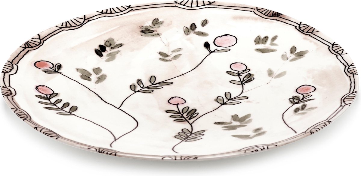 Serax Midnight Flowers By Marni Mirtillo Nude ServeerschaalØ35