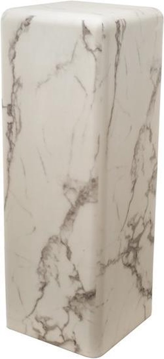 POLSPOTTEN Pillar Marble Pilaar Large Wit
