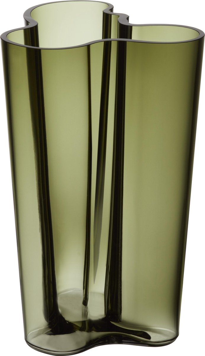 Iittala Alvar Aalto Vaas 25cm Mosgroen
