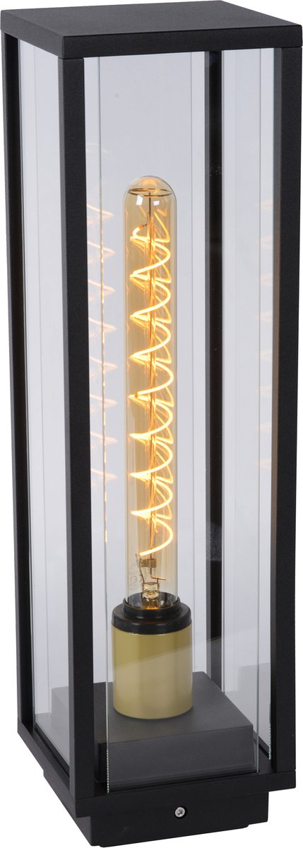 Lucide Laurens Sokkellamp Buiten IP54 Zwart